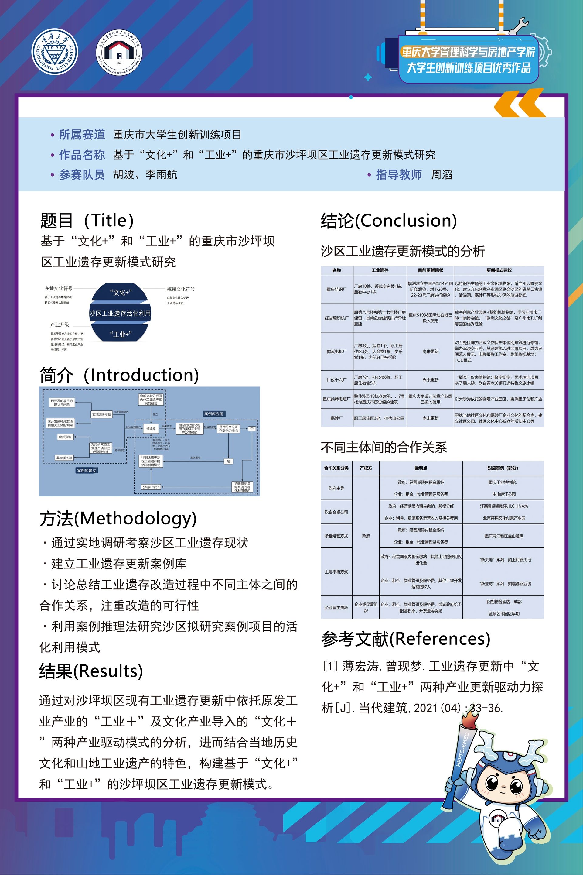 基于“文化+”和“工业+”的重庆市沙坪坝区工业遗存更新模式研究-胡波